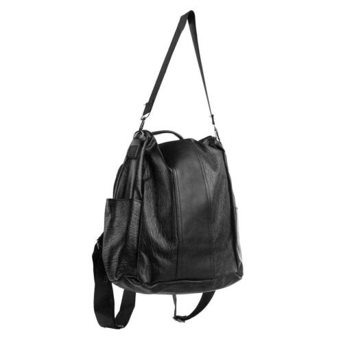 Ladies PU Leather Shoulder Bag Women Backpack Handbag Anti-Theft School Rucksack - Picture 19 of 20