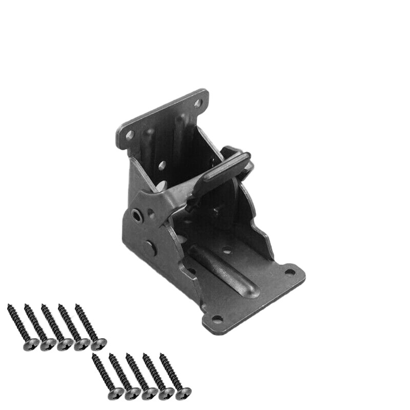 4*90 Degree Folding Table Leg Brackets Self Lock Foldable Hinge DIY Heavy Load - Picture 16 of 18