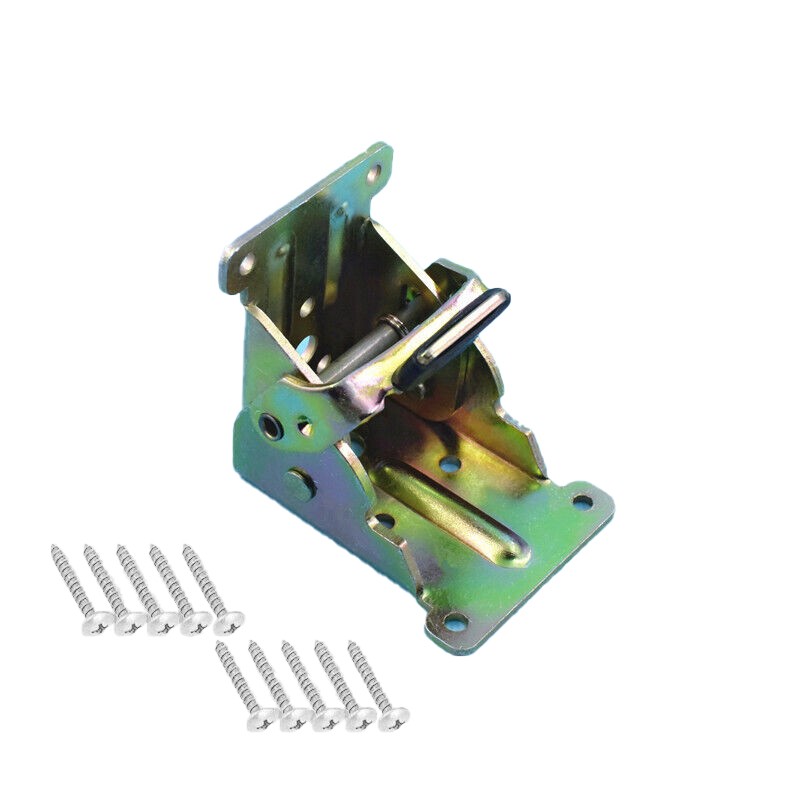 4*90 Degree Folding Table Leg Brackets Self Lock Foldable Hinge DIY Heavy Load - Picture 18 of 18