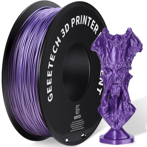 Geeetech Sparkly Glitter Filament 1.75mm 1KG PLA Silver/Purple/Blue 3D Printer