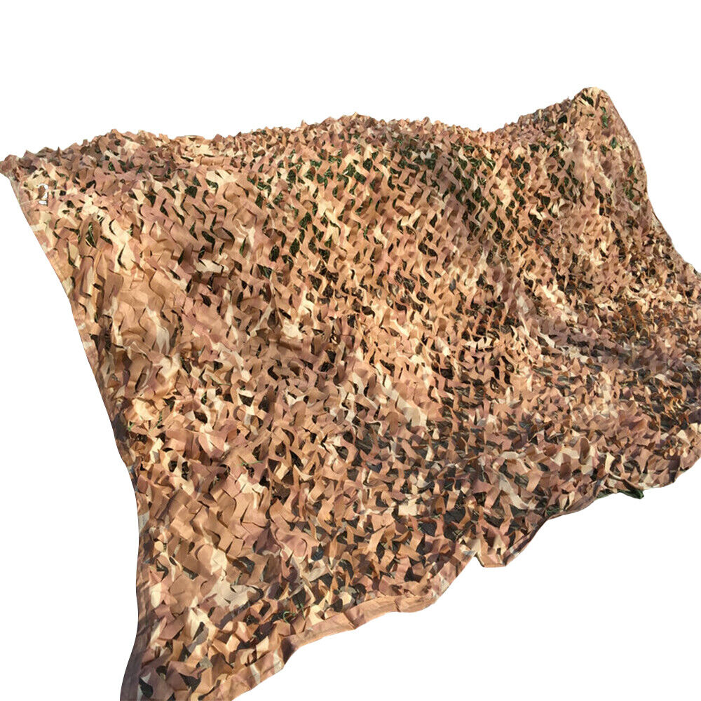 Military Camouflage Netting Hunting Camo Camping Army Net Woodland Desert Leaves