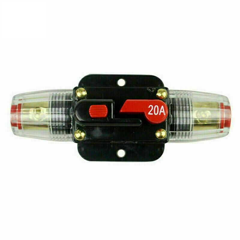 20-150AMP Circuit Breaker Dual Battery IP67 Waterproof Fuse Manual Reset 12V 24V