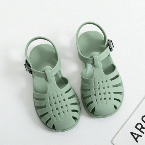 KIDS GIRLS BOYS SUMMER BEACH JELLY FLAT SANDALS CHILDRENS FLIP FLOPS SHOES UK - Picture 14 of 17