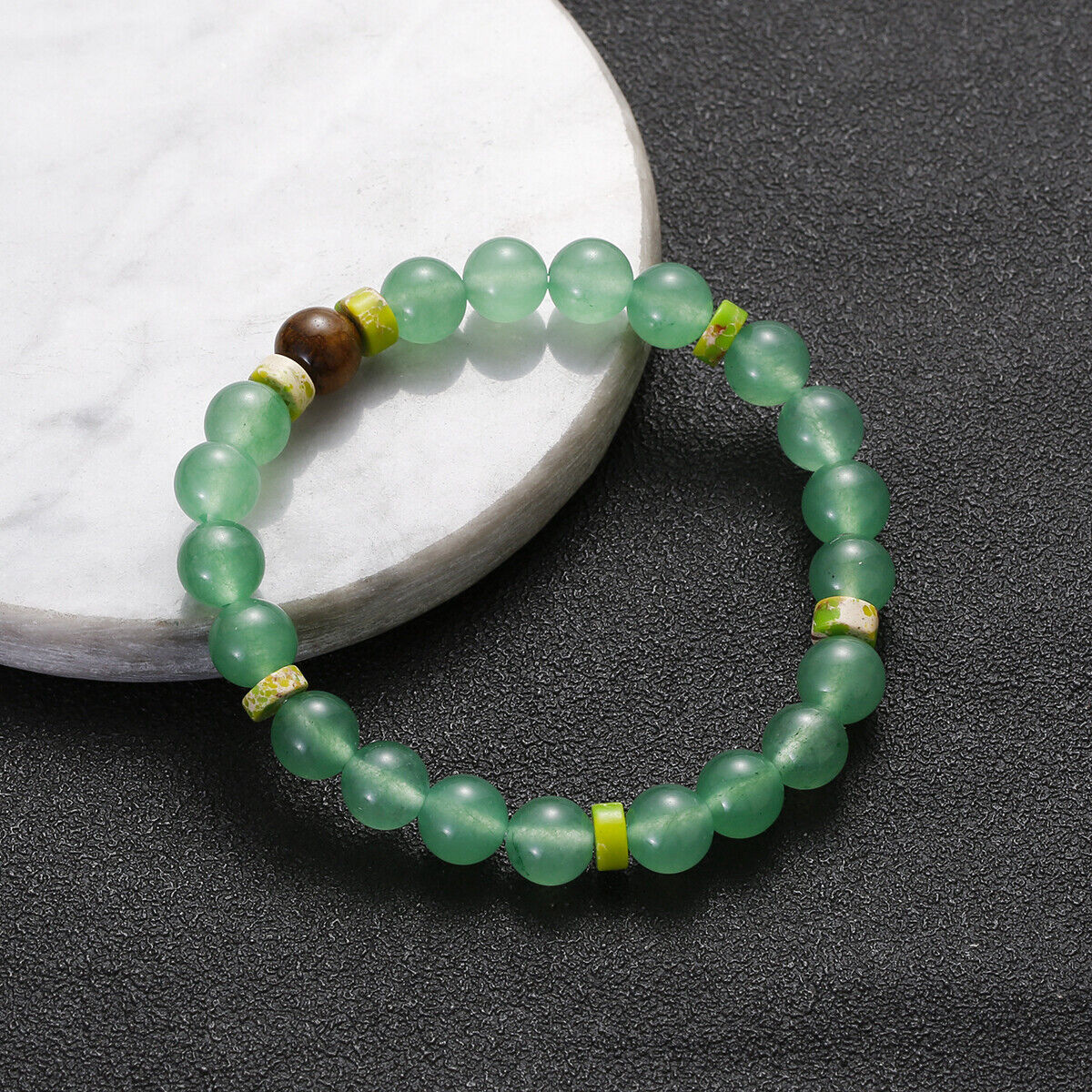 8mm Natural Stone Healing Energy Gemstone Beaded Bracelet Jewelry for Men Women