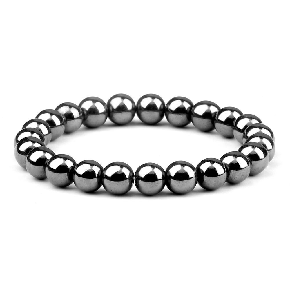 Magnetic Healing Bracelet Natural Beads Hematite Lava Therapy Health Care Bangle