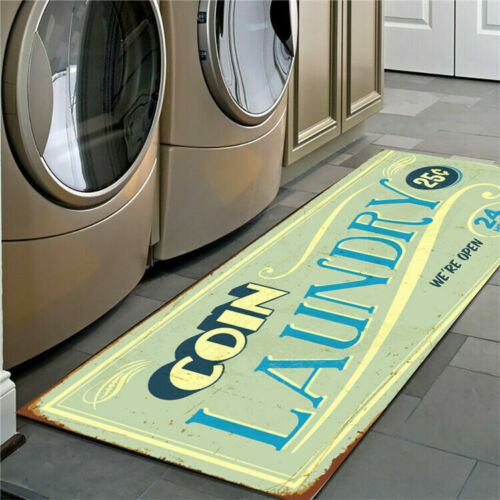 Family Laundry Floor Entrance Mat Room Doormat Kitchen Slip Bathroom Non-Slip - Picture 15 of 34