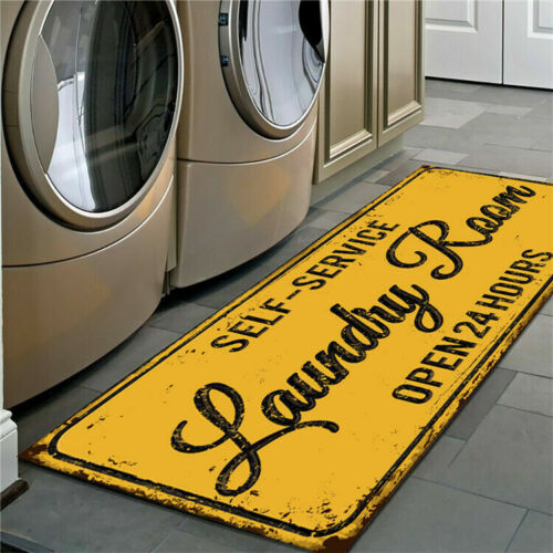 Family Laundry Floor Entrance Mat Room Doormat Kitchen Slip Bathroom Non-Slip - Picture 13 of 34