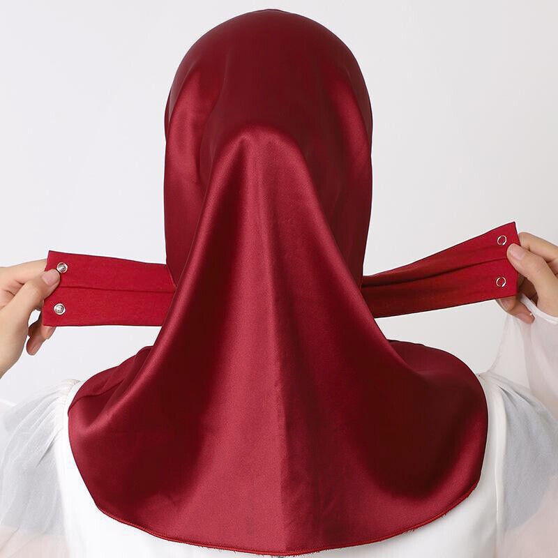One Piece Amira Hijab Muslim Women Underscarf Turban Overhead Scarf Head Wrap - Picture 33 of 39