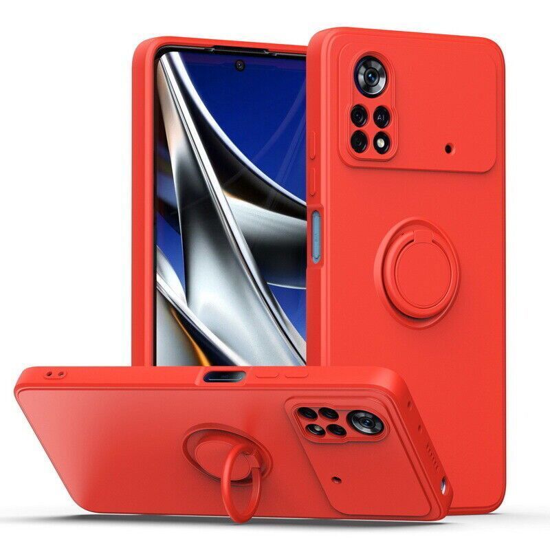 Für Xiaomi Poco X4 Pro 5G M4 Pro Mi 11T Simplicity Silikon Rot Blau Weiß Hülle - Bild 14 von 24