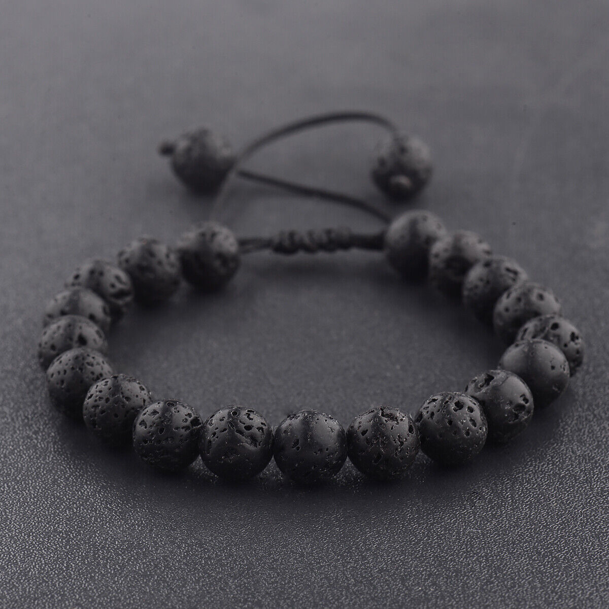 Double Layer Lava Rock Aromatherapy Anxiety Essential Oil Diffuser Bracelet Gift