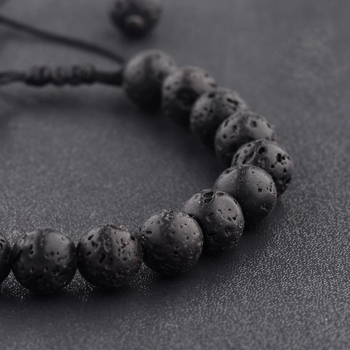 Double Layer Lava Rock Aromatherapy Anxiety Essential Oil Diffuser Bracelet Gift