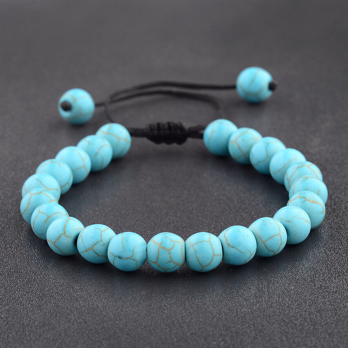 Double Layer Lava Rock Aromatherapy Anxiety Essential Oil Diffuser Bracelet Gift