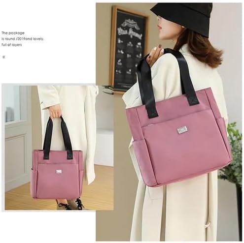 2023 Bolso de hombro de nailon de gran capacidad impermeable de gran capacidad impermeable para mujeres Handba - Imagen 44 de 63