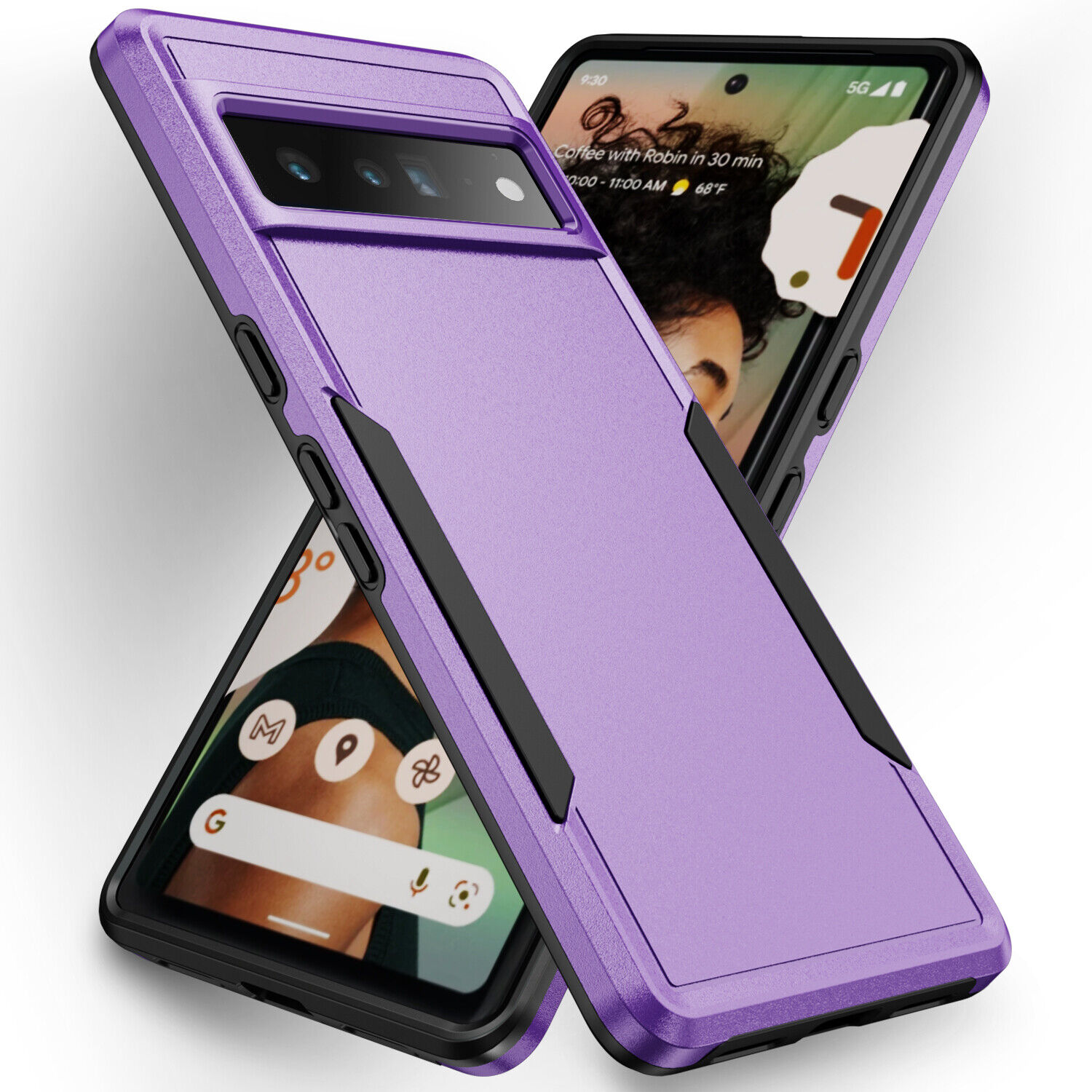 For Google Pixel 7 7a 7 Pro Slim Silicone Hybrid Rugged Shockproof Phone Case