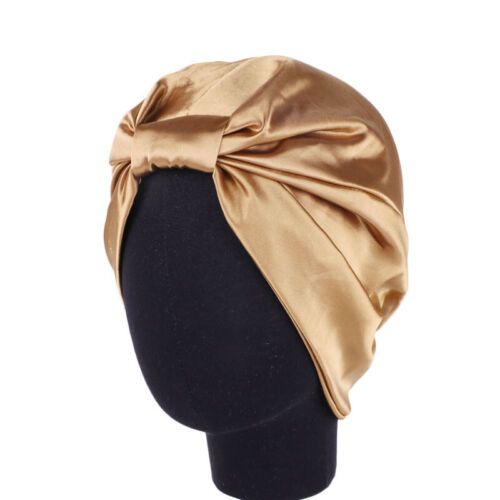 Damen Satinkappe Motorhaube Haarpflege Turban Hut muslimischer Haarausfall Hijab Kopfbezug - Bild 15 von 50