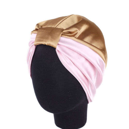 Damen Satinkappe Motorhaube Haarpflege Turban Hut muslimischer Haarausfall Hijab Kopfbezug - Bild 17 von 50