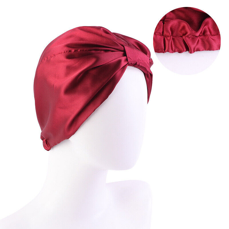 Damen Satinkappe Motorhaube Haarpflege Turban Hut muslimischer Haarausfall Hijab Kopfbezug - Bild 32 von 50