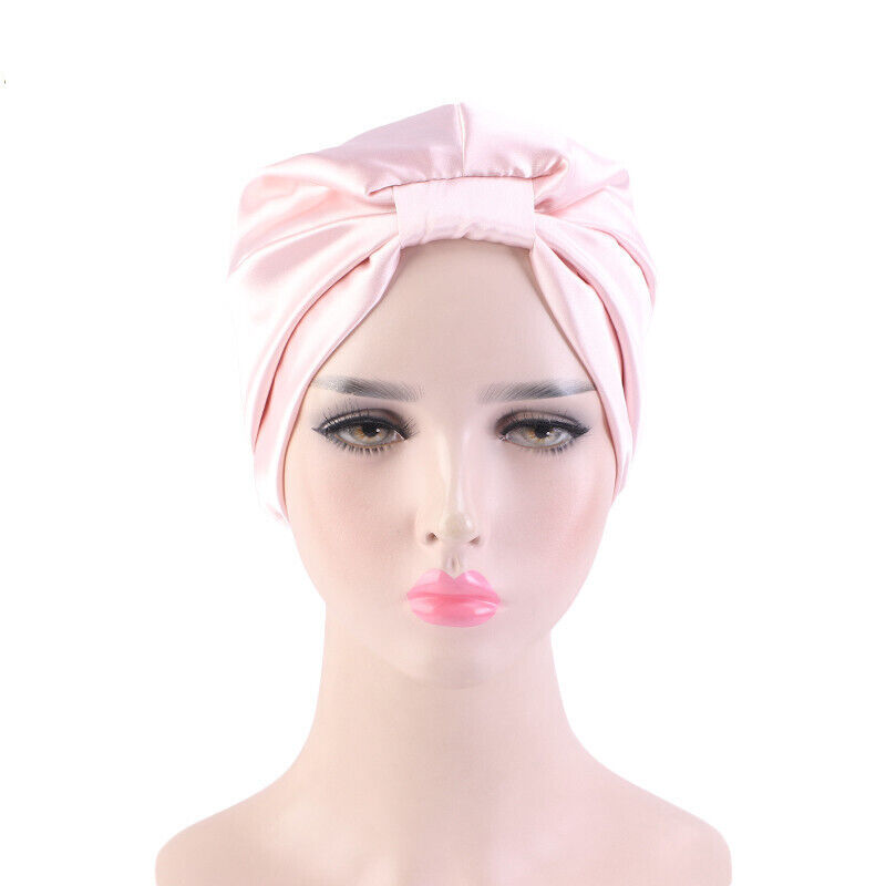 Damen Satinkappe Motorhaube Haarpflege Turban Hut muslimischer Haarausfall Hijab Kopfbezug - Bild 33 von 50