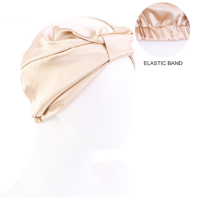 Damen Satinkappe Motorhaube Haarpflege Turban Hut muslimischer Haarausfall Hijab Kopfbezug - Bild 47 von 50