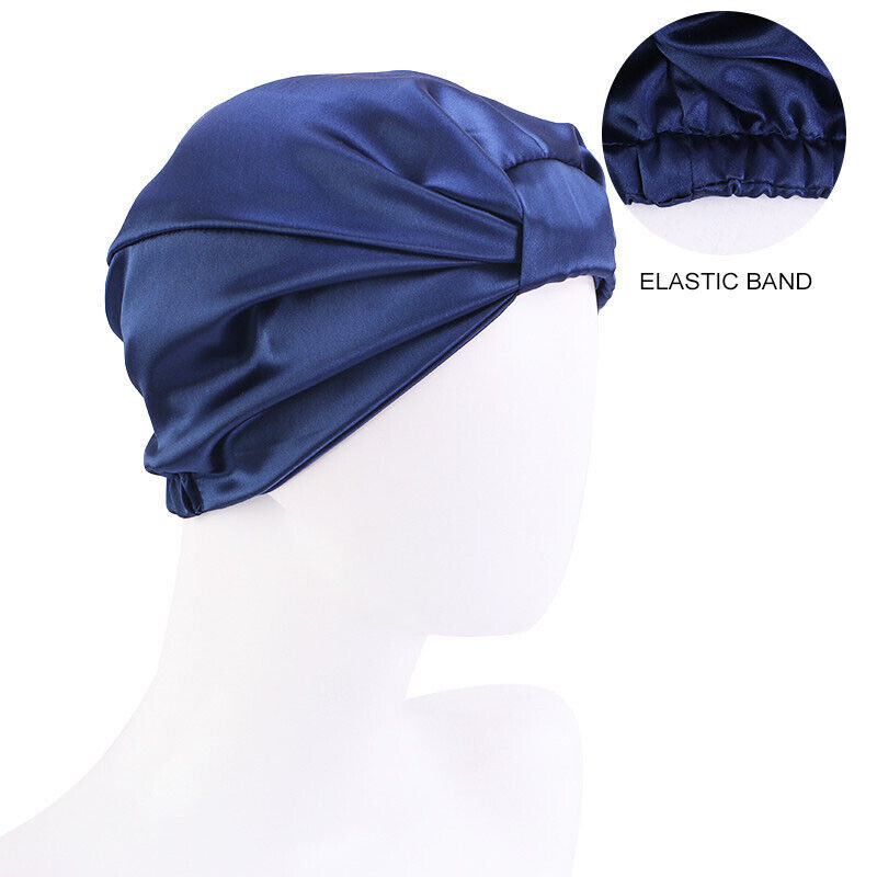 Damen Satinkappe Motorhaube Haarpflege Turban Hut muslimischer Haarausfall Hijab Kopfbezug - Bild 48 von 50
