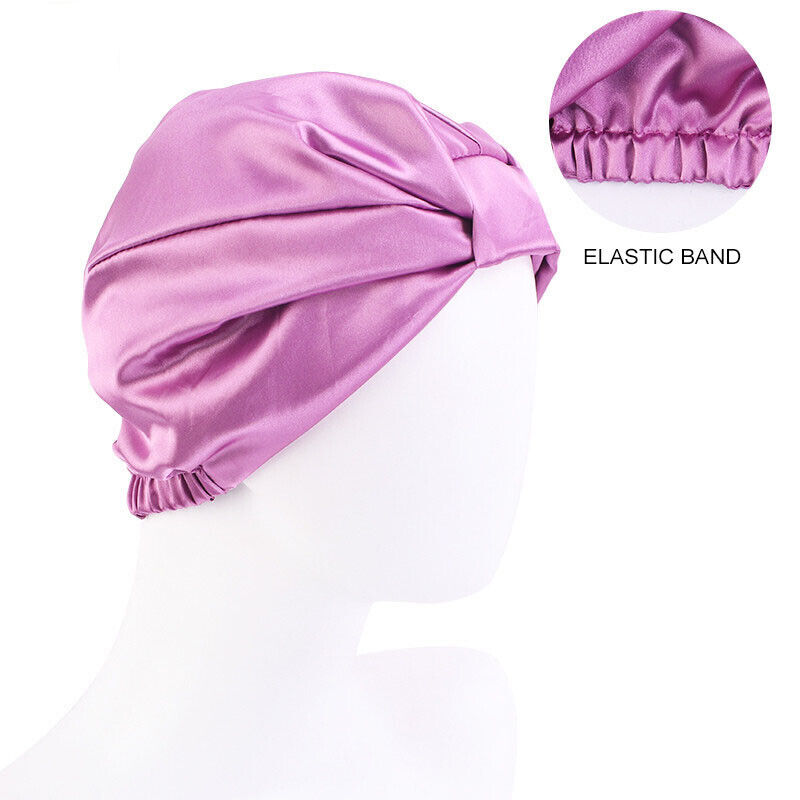 Damen Satinkappe Motorhaube Haarpflege Turban Hut muslimischer Haarausfall Hijab Kopfbezug - Bild 49 von 50