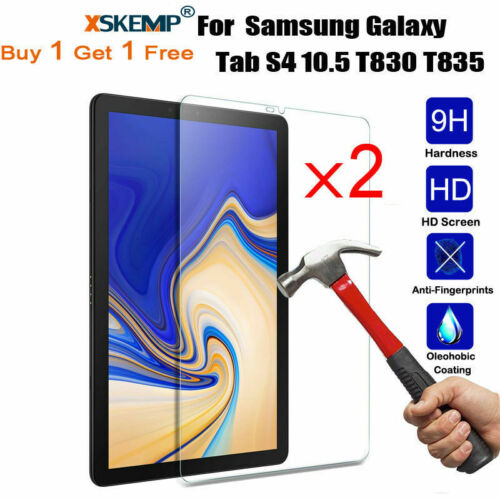 2X Tempered Glass HD Screen Protector For Samsung Galaxy Tab S4 10.5 T830 / T835 - Picture 13 of 14