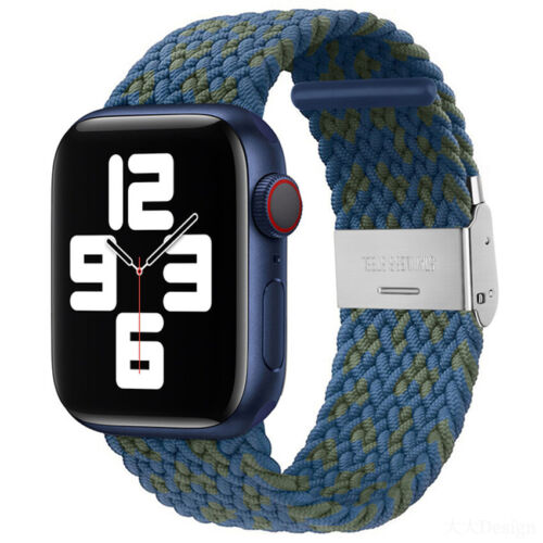 For Apple Watch Series 7 6 5 4 3 SE Band Strap iWatch Adjustable Braided Loop - Picture 42 of 73