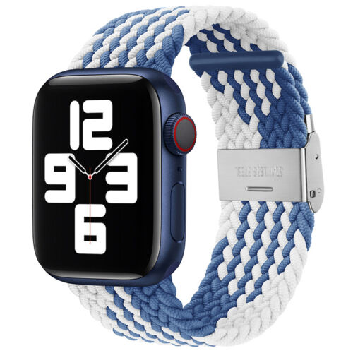 For Apple Watch Series 7 6 5 4 3 SE Band Strap iWatch Adjustable Braided Loop - Picture 37 of 73
