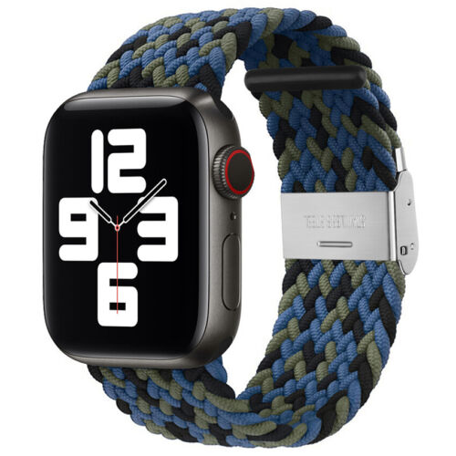 For Apple Watch Series 7 6 5 4 3 SE Band Strap iWatch Adjustable Braided Loop - Picture 44 of 73