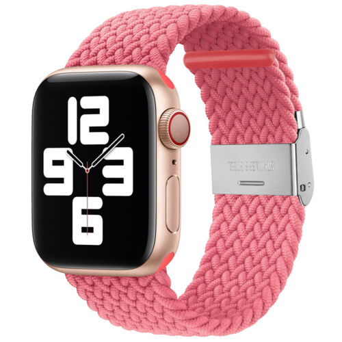 For Apple Watch Series 7 6 5 4 3 SE Band Strap iWatch Adjustable Braided Loop - Picture 25 of 73