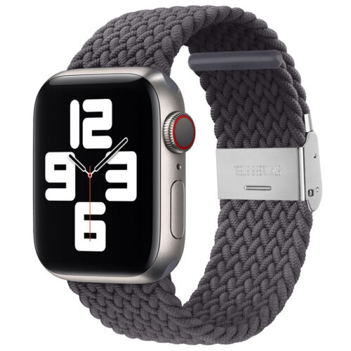 For Apple Watch Series 7 6 5 4 3 SE Band Strap iWatch Adjustable Braided Loop - Picture 30 of 73
