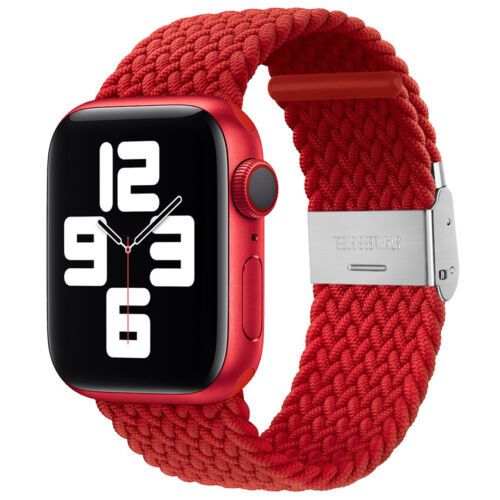 For Apple Watch Series 7 6 5 4 3 SE Band Strap iWatch Adjustable Braided Loop - Picture 31 of 73