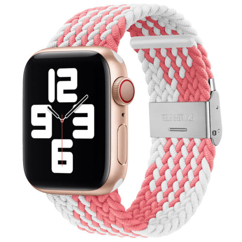 For Apple Watch Series 7 6 5 4 3 SE Band Strap iWatch Adjustable Braided Loop - Picture 51 of 73