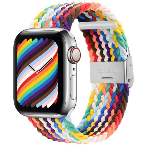 For Apple Watch Series 7 6 5 4 3 SE Band Strap iWatch Adjustable Braided Loop - Picture 52 of 73
