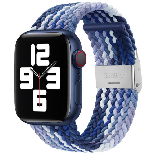 For Apple Watch Series 7 6 5 4 3 SE Band Strap iWatch Adjustable Braided Loop - Picture 57 of 73