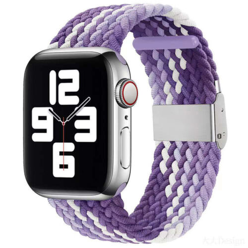 For Apple Watch Series 7 6 5 4 3 SE Band Strap iWatch Adjustable Braided Loop - Picture 59 of 73