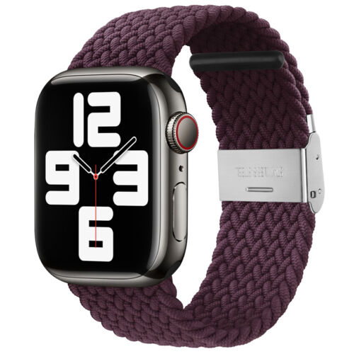 For Apple Watch Series 7 6 5 4 3 SE Band Strap iWatch Adjustable Braided Loop - Picture 62 of 73