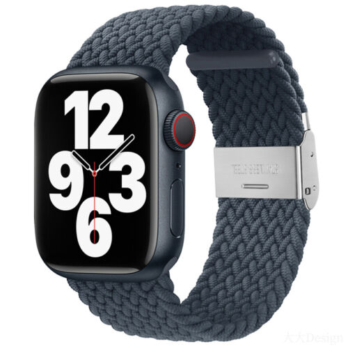 For Apple Watch Series 7 6 5 4 3 SE Band Strap iWatch Adjustable Braided Loop - Picture 63 of 73