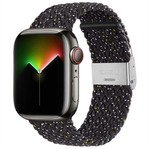 For Apple Watch Series 7 6 5 4 3 SE Band Strap iWatch Adjustable Braided Loop - Picture 70 of 73