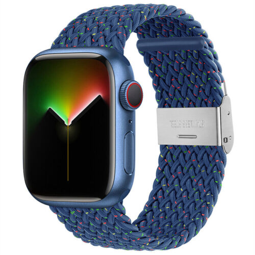For Apple Watch Series 7 6 5 4 3 SE Band Strap iWatch Adjustable Braided Loop - Picture 71 of 73