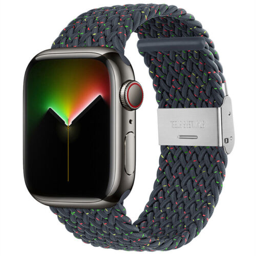 For Apple Watch Series 7 6 5 4 3 SE Band Strap iWatch Adjustable Braided Loop - Picture 72 of 73