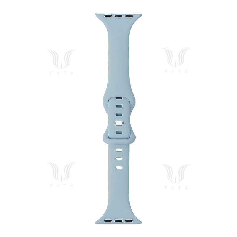 Soft Slim Silicone Sports Watch Band Strap for Apple Iwatch Series 8 7 6 5-1 SE - Picture 24 of 25