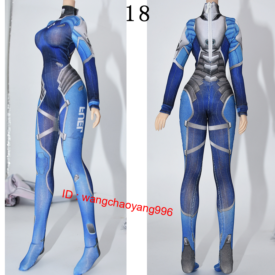 1/6 Battle Suit Bodysuit Female Combat Clothes Model for12'' TBL PH Figure Body