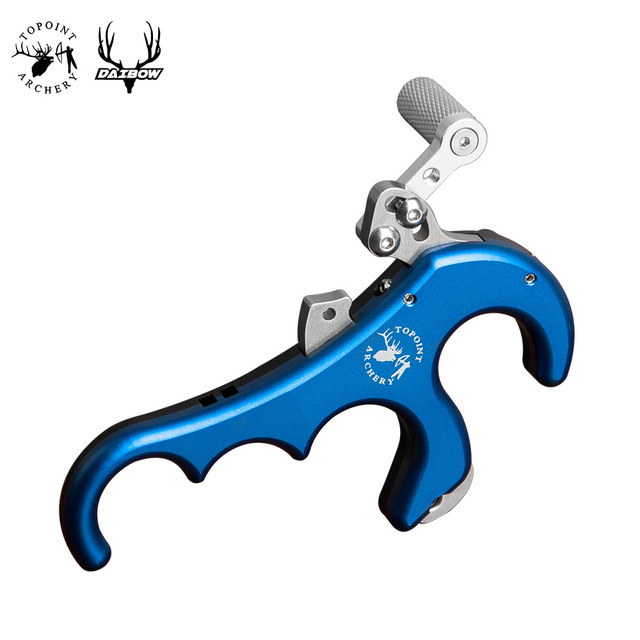 Topoint TP425 Bow Release 4Finger Aluminum Archery Release Aid Auto Caliper Hunt - Picture 25 of 30