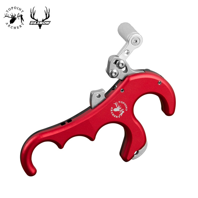 Topoint TP425 Bow Release 4Finger Aluminum Archery Release Aid Auto Caliper Hunt - Picture 26 of 30