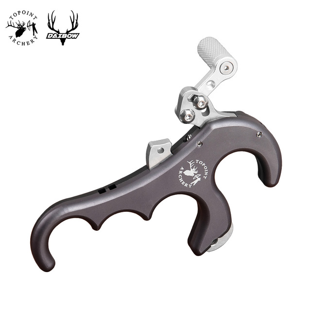 Topoint TP425 Bow Release 4Finger Aluminum Archery Release Aid Auto Caliper Hunt - Picture 29 of 30
