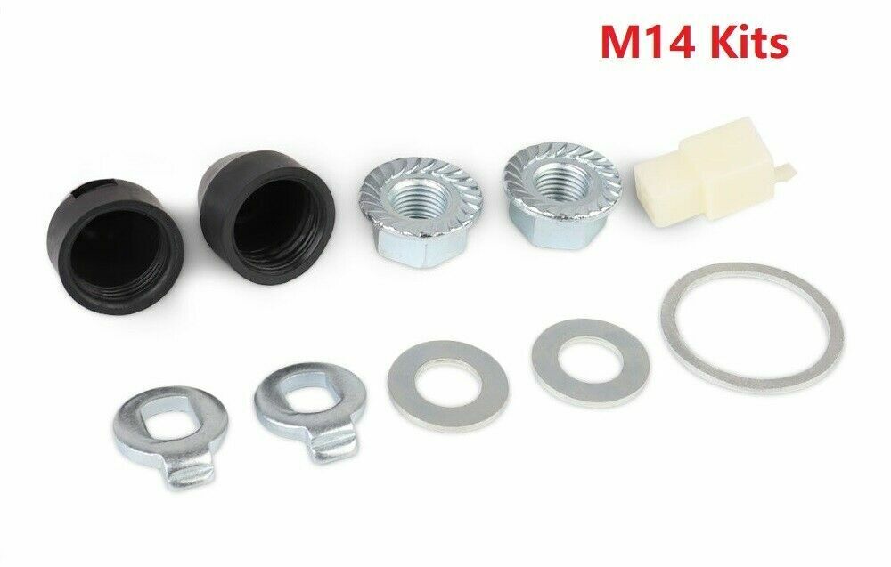 E-bike Hub Motor Axle M12 M14 Lock screw lock Washer spacer nut Cover Parts