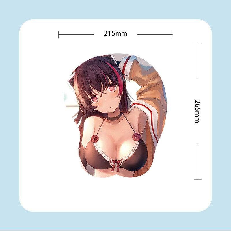 Silicone Mouse Pad Beautiful Girl Cotton Pad 3D Wrist Support Wrist Guard New - Picture 26 of 33