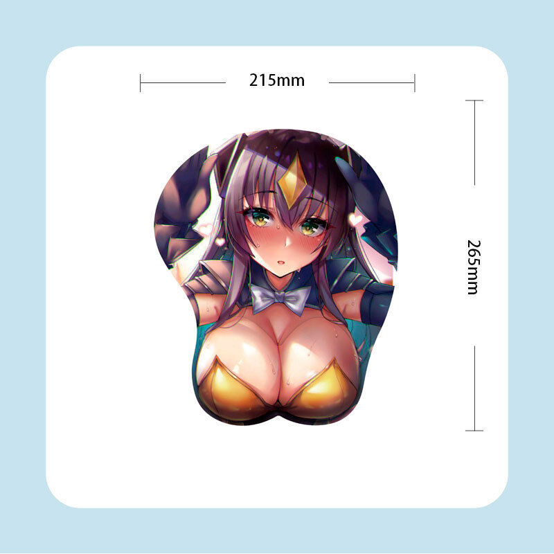 Silicone Mouse Pad Beautiful Girl Cotton Pad 3D Wrist Support Wrist Guard New - Picture 29 of 33