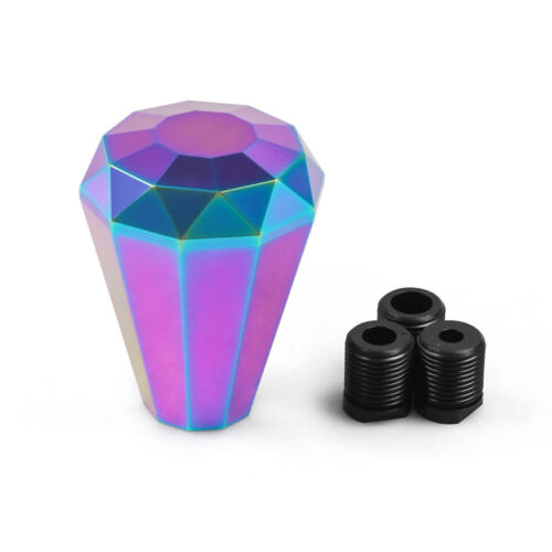 Universal Diamond Shape Car Manual Gear Shift Knob Head Stick Shifter Lever DDF - Picture 27 of 27